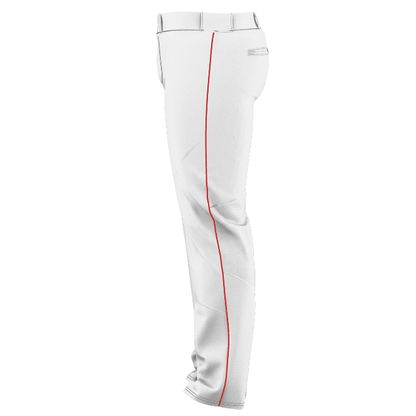 Alleson Piped Adult Baseball Pant w/Adjustable Velcro Hem