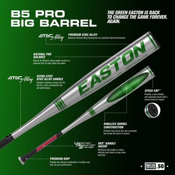 Easton B5 PRO BIG BARREL BBCOR BAT