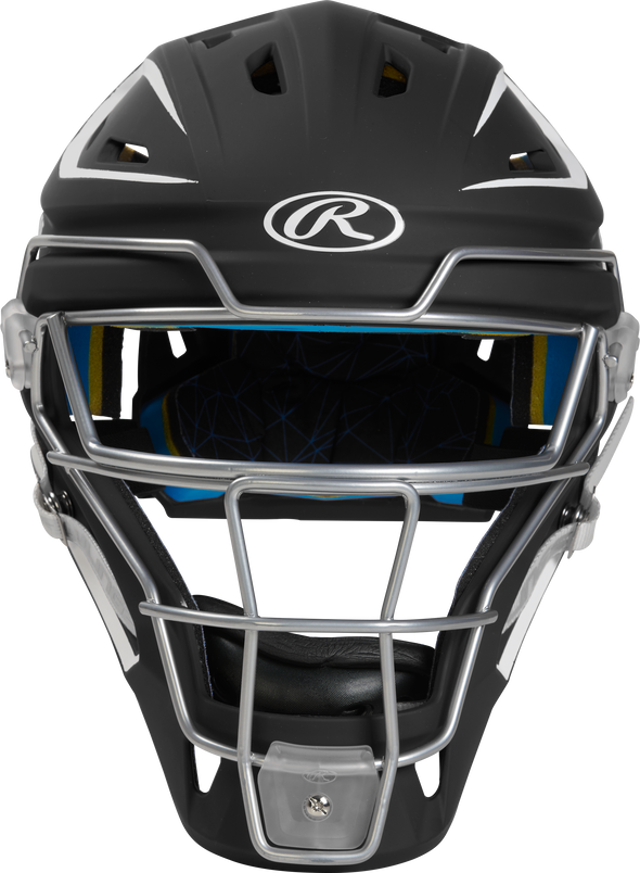 Rawlings Mach Two-Tone Matte Hockey-Style Catcher's Helmet
