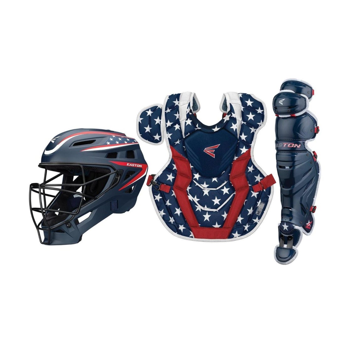 All Star Youth NOCSAE System7 Axis Pro Catcher's Set - Navy