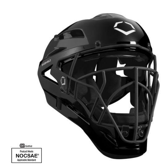 Evoshield PRO-SRZ Hockey Style Catcher's Helmet