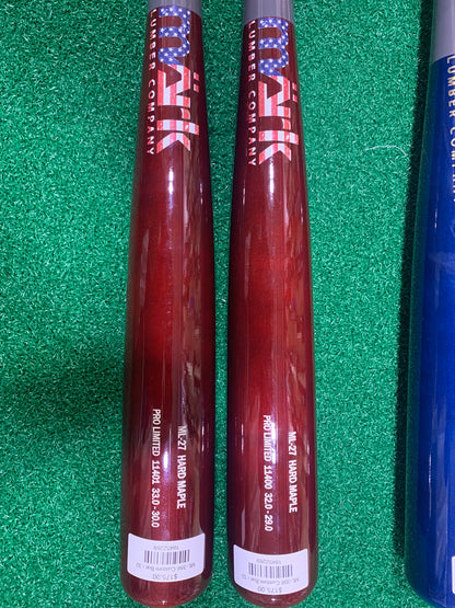 Mark Lumber ML27 Hard Maple  Pro Limited 11401 Hard Maple Custom Bat
