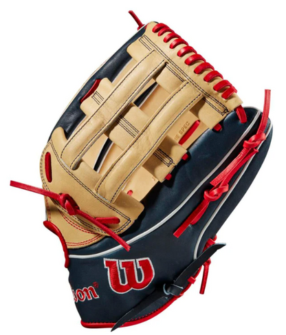 Wilson 2023 A2K JUAN SOTO GAME MODEL NAVY GLOVE 12.75: WBW1010101275