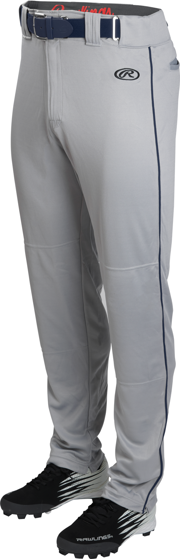 Rawlings Youth Launch Semi-Relaxed 1/8" Piped Baseball Pant: YLNCHSRP