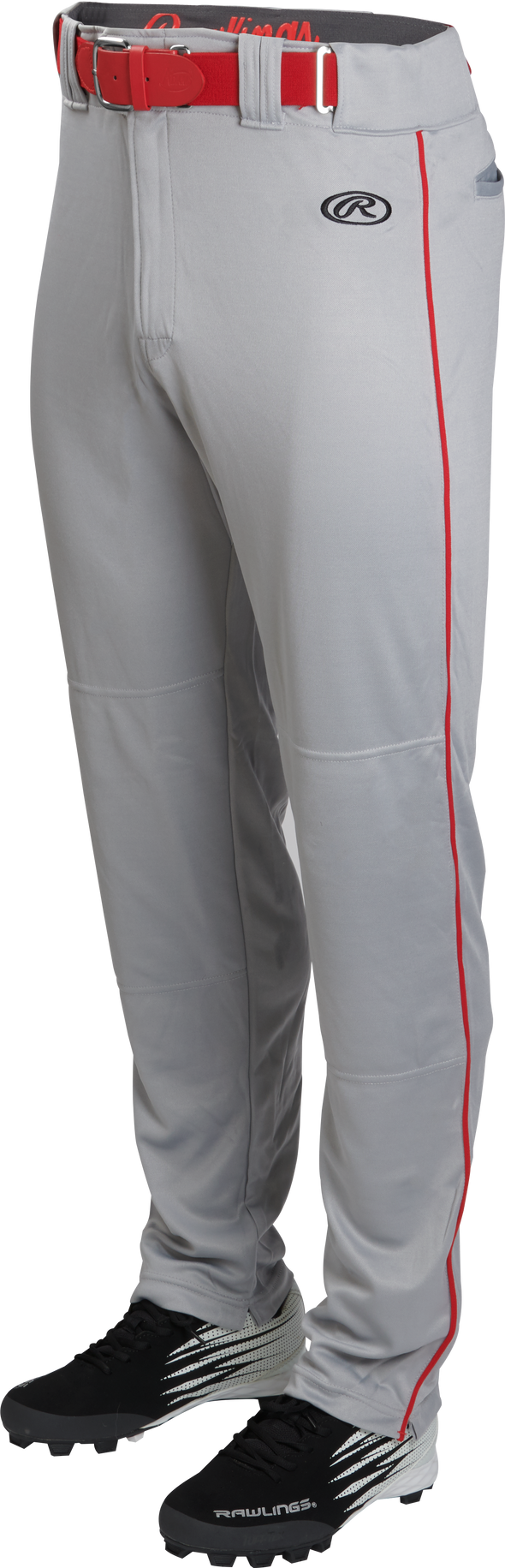 Rawlings Youth Launch Semi-Relaxed 1/8" Piped Baseball Pant: YLNCHSRP