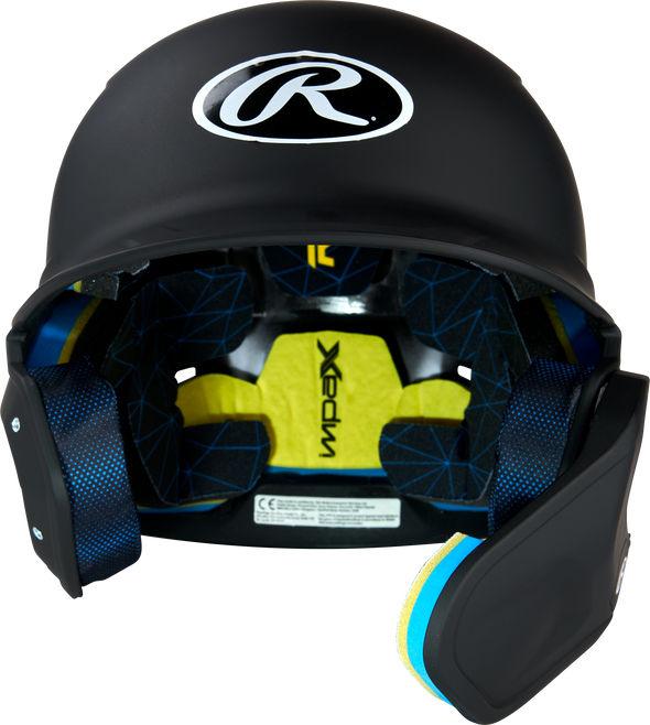 Rawlings Mach One-Tone Matte Helmet w/ Adjustable Face Guard
