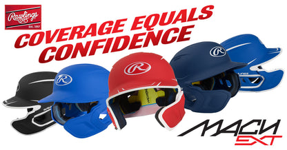 Rawlings MACH Two Tone Batting Helmet Extension