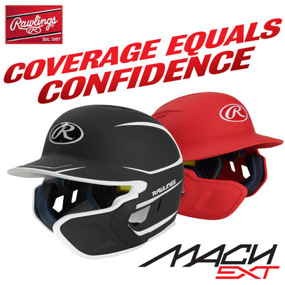Rawlings MACH Two Tone Batting Helmet Extension