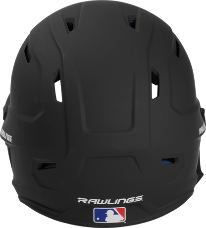 Rawlings Mach Matte Batting Helmet with Left Handed Batter Extension