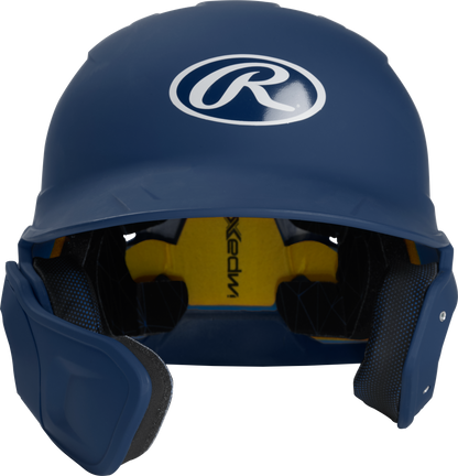 Rawlings Mach Matte Batting Helmet with Left Handed Batter Extension