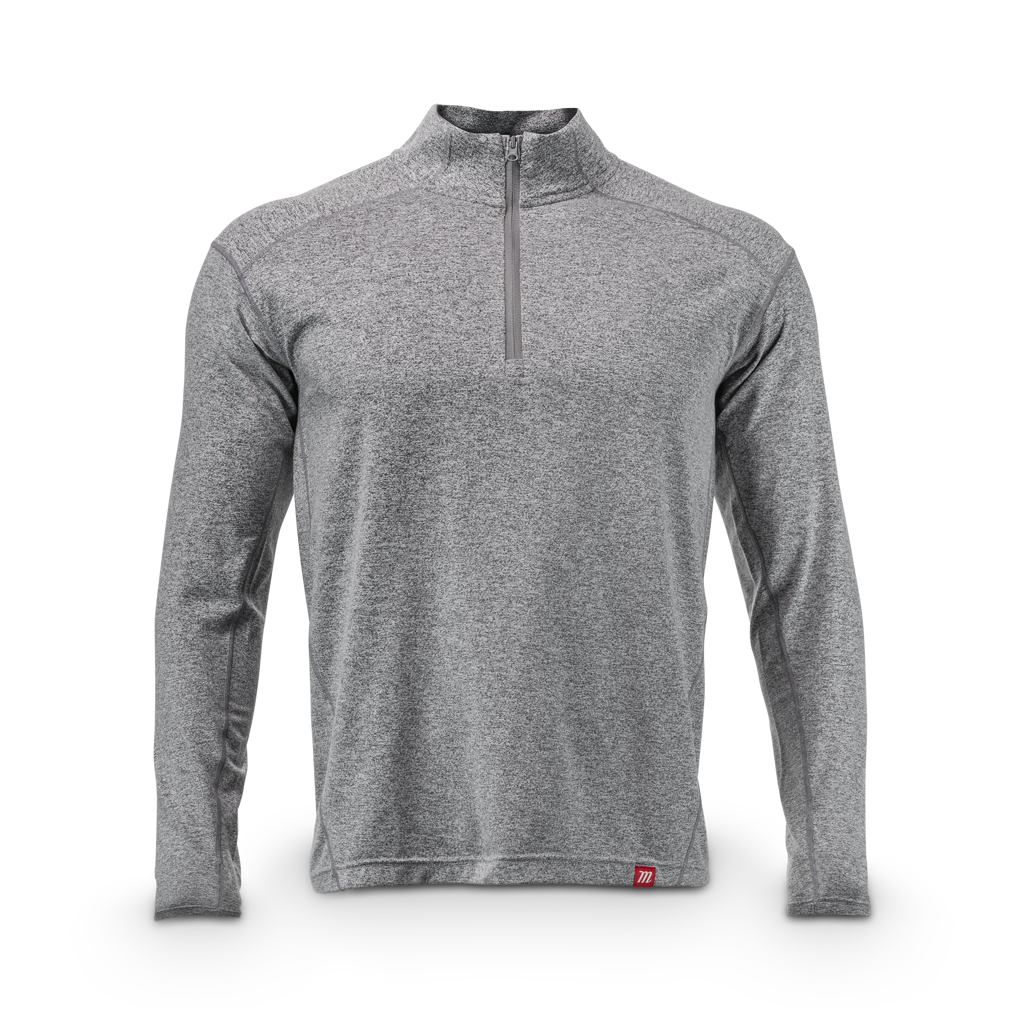 Marucci Adult Leverage Long Sleeve 1/4 Zip Top: MATQZLVRG