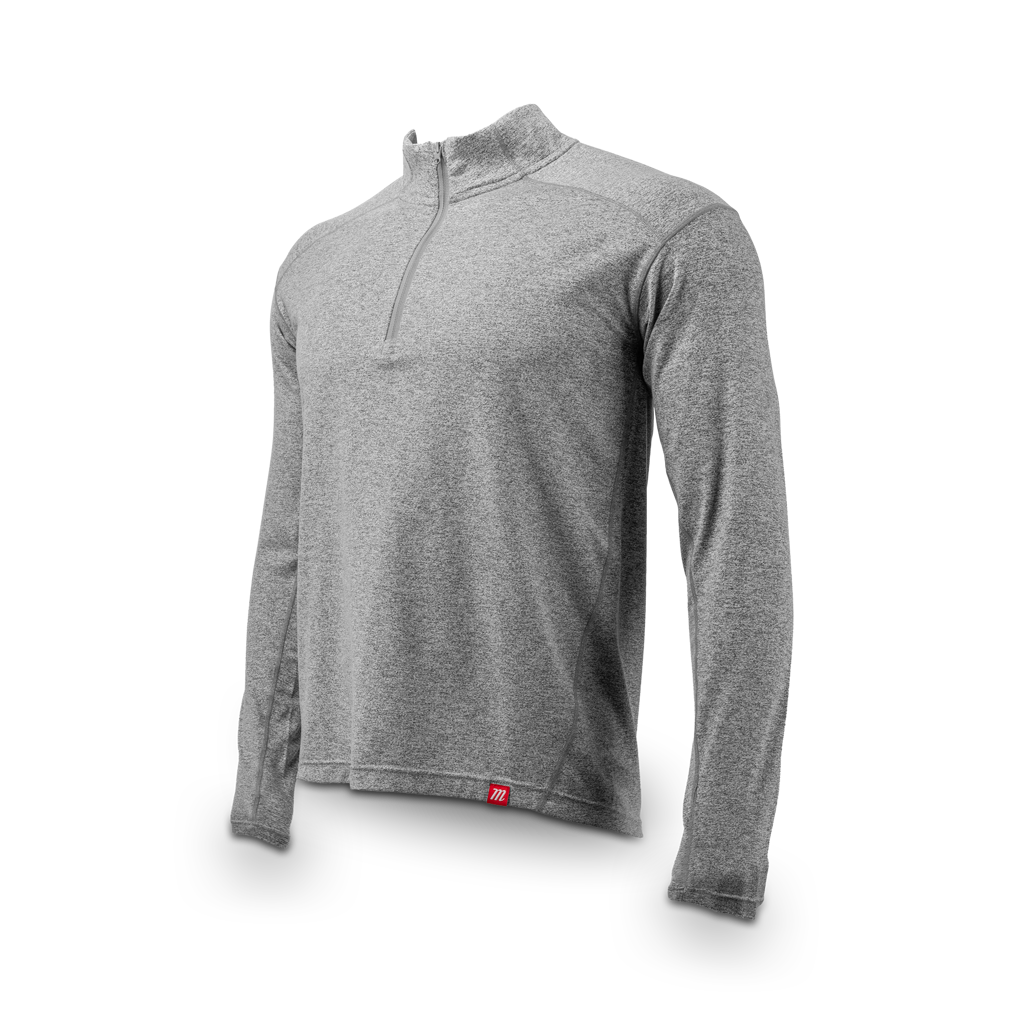 Marucci Adult Leverage Long Sleeve 1/4 Zip Top: MATQZLVRG