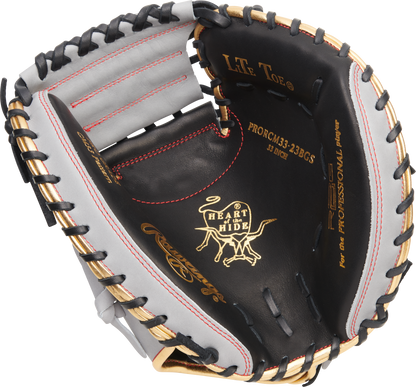 Rawlings Heart of the Hide R2G 33-inch Catcher's Mitt Glove: PRORCM33-23BGS