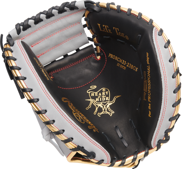 Rawlings Heart of the Hide R2G 33-inch Catcher's Mitt Glove: PRORCM33-23BGS