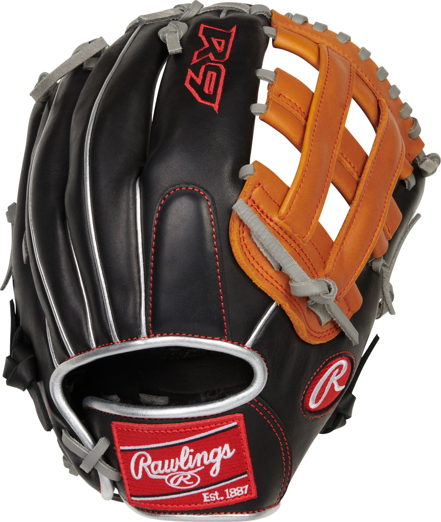 Rawlings R9 ContoUR 12.00" Baseball Glove: R9120U-6BT