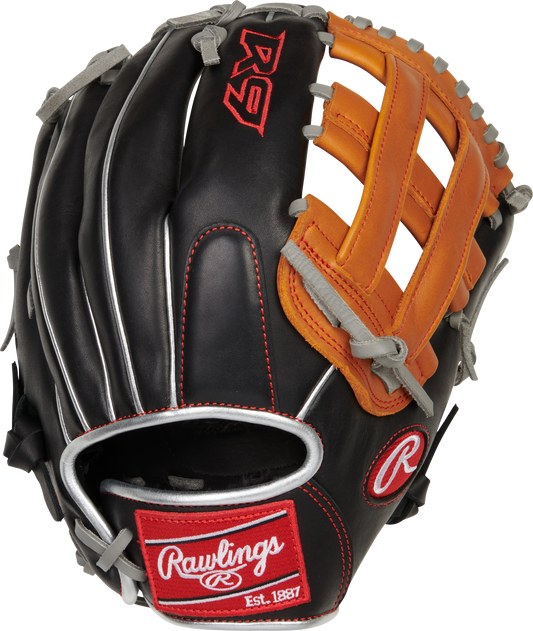 Rawlings R9 ContoUR 12.00" Baseball Glove: R9120U-6BT