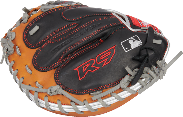 Rawlings R9 ContoUR 32.00" Catcher's Mitt: R9CMU-23BT