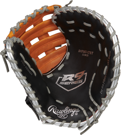 Rawlings R9 ContoUR 12.00" Baseball Glove: R9FMU-17BT