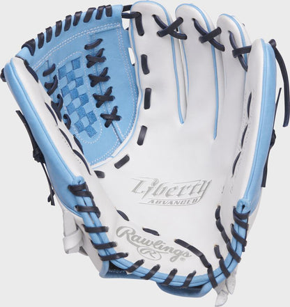 RAWLINGS LIBERTY ADVANCED COLOR SERIES 12.5-INCH FASTPITCH GLOVE: RLA125-18WCBN