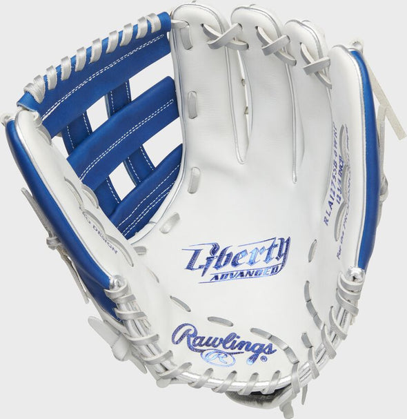 RAWLINGS LIBERTY ADVANCED COLOR SERIES 12.75-INCH OUTFIELD GLOVE: RLA1275SB-6WRP