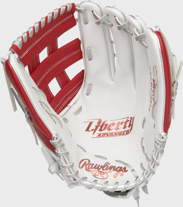 RAWLINGS LIBERTY ADVANCED COLOR SERIES 12.75-INCH OUTFIELD GLOVE: RLA1275SB-6WSP