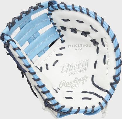 RAWLINGS LIBERTY ADVANCED COLOR SERIES 13-INCH FIRST BASE MITT: RLADCTSBWCBN