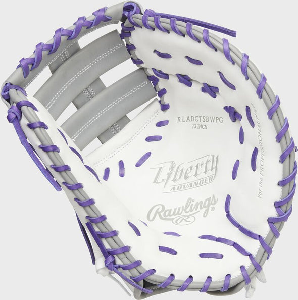 RAWLINGS LIBERTY ADVANCED COLOR SERIES 13-INCH FIRST BASE MITT: RLADCTSBWPG