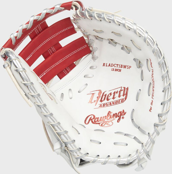 RAWLINGS LIBERTY ADVANCED COLOR SERIES 13-INCH FIRST BASE MITT: RLADCTSBWSP