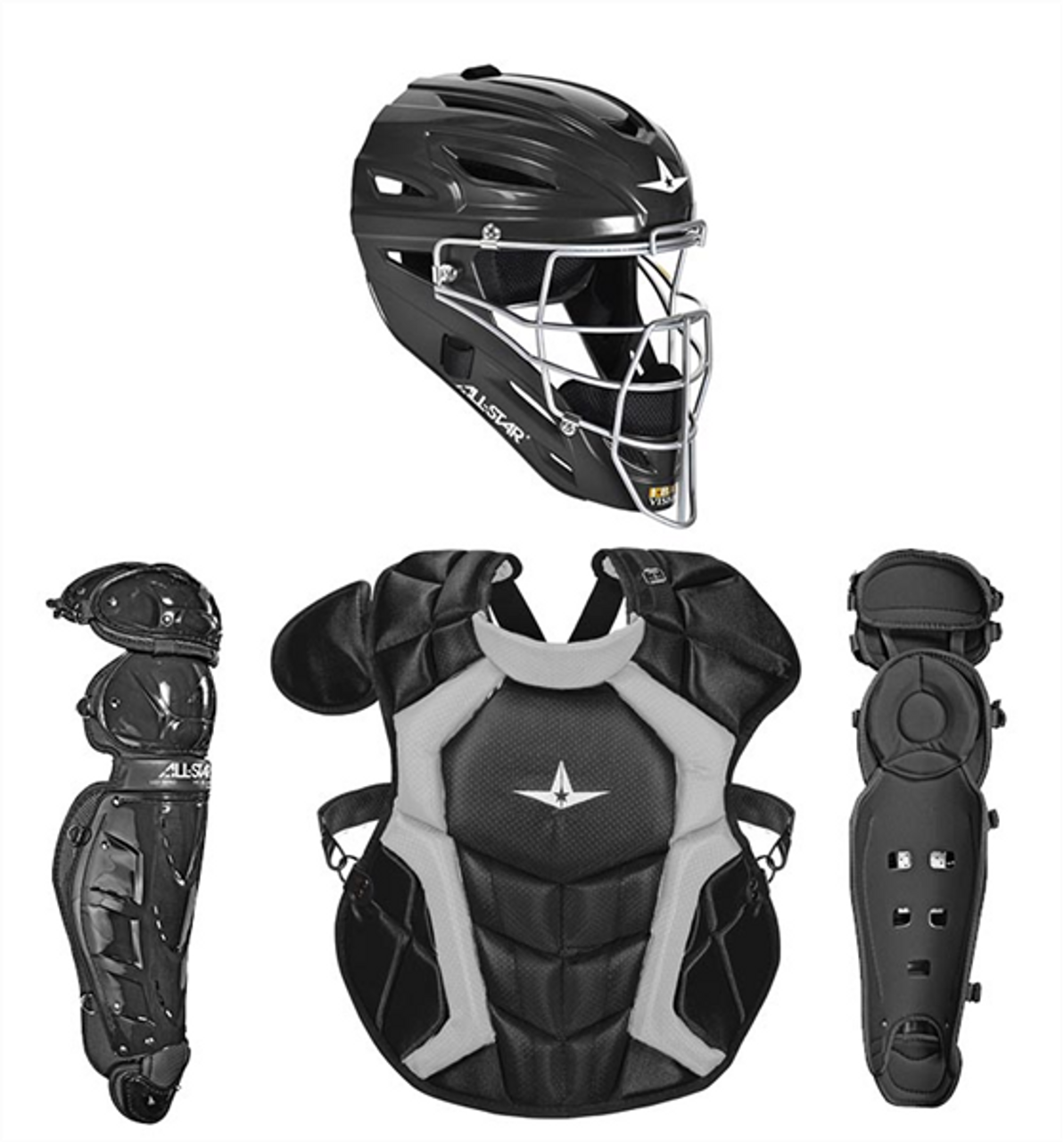 ALL-STAR PLAYERS SERIES CATCHER'S GEAR SET AGES 9-12, 15.5"