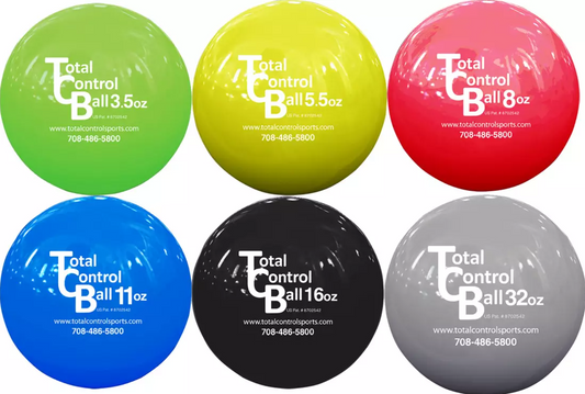 Total Control Sports TCB Weighted Plyo Ball Set - 6 Pack