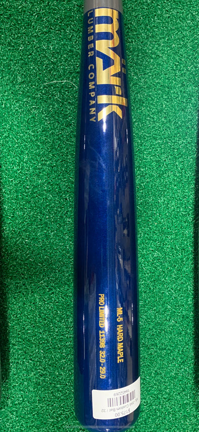Mark Lumber ML5 Hard Maple  Pro Limited 11398 Hard Maple Custom Bat