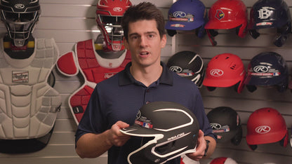Rawlings Mach Matte Batting Helmet w/ Adjustable Exentsion