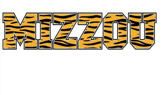 Mizzou Tiger Stripe SVG Digital Download
