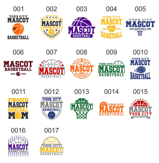 17 Basketball Team SVG Digital Downloads